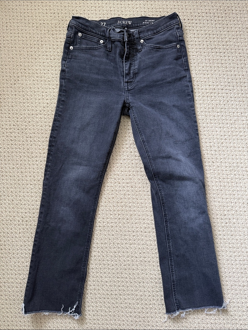 J. Crew Black Crop Jeans